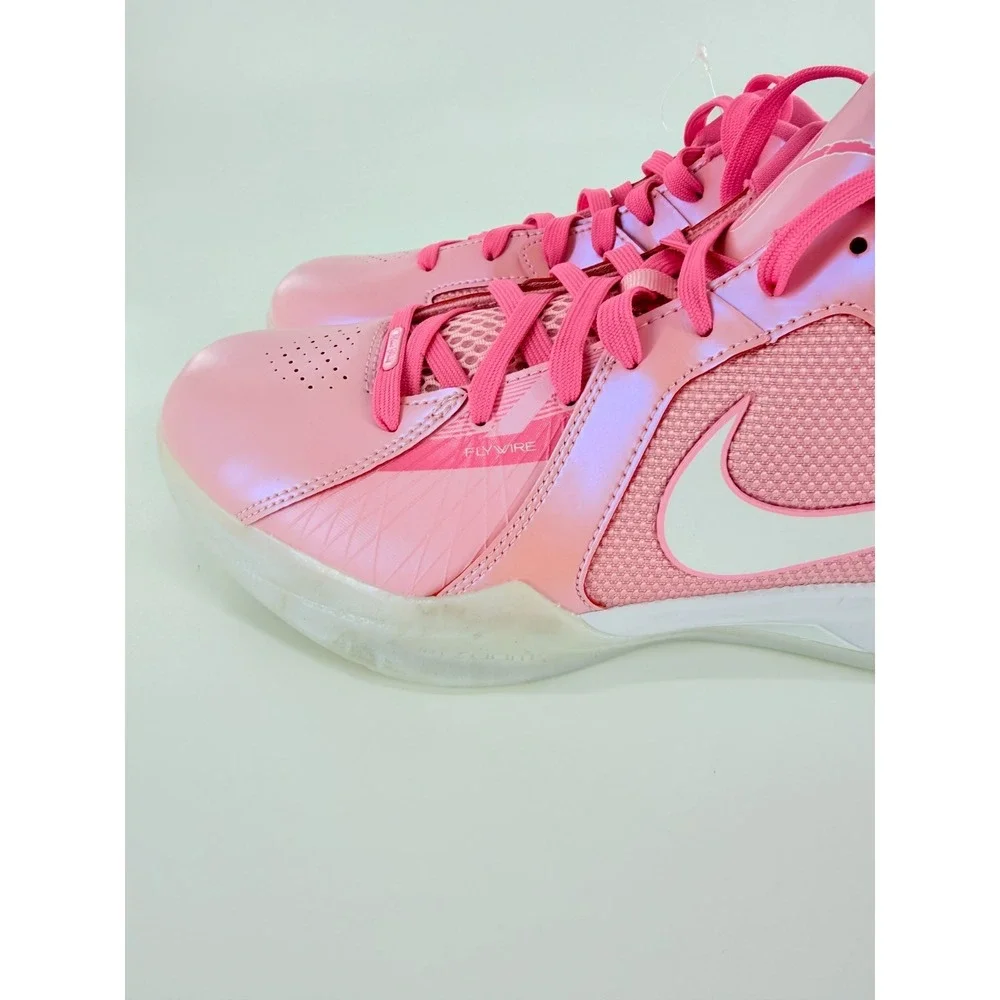 Nike KD 3‎ Aunt Pearl Mens Size 10 Medium Soft Pink White Lotus Pink FJ0982 600